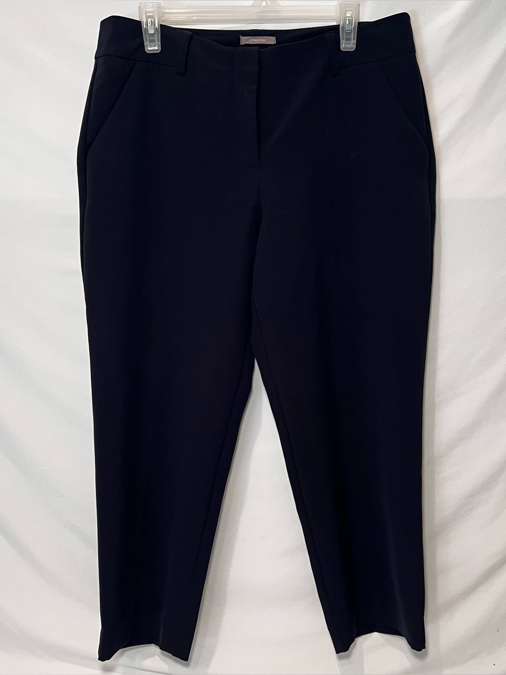 Maurice’s Dress Cropped Pants Dark Navy Blue Size 11/12